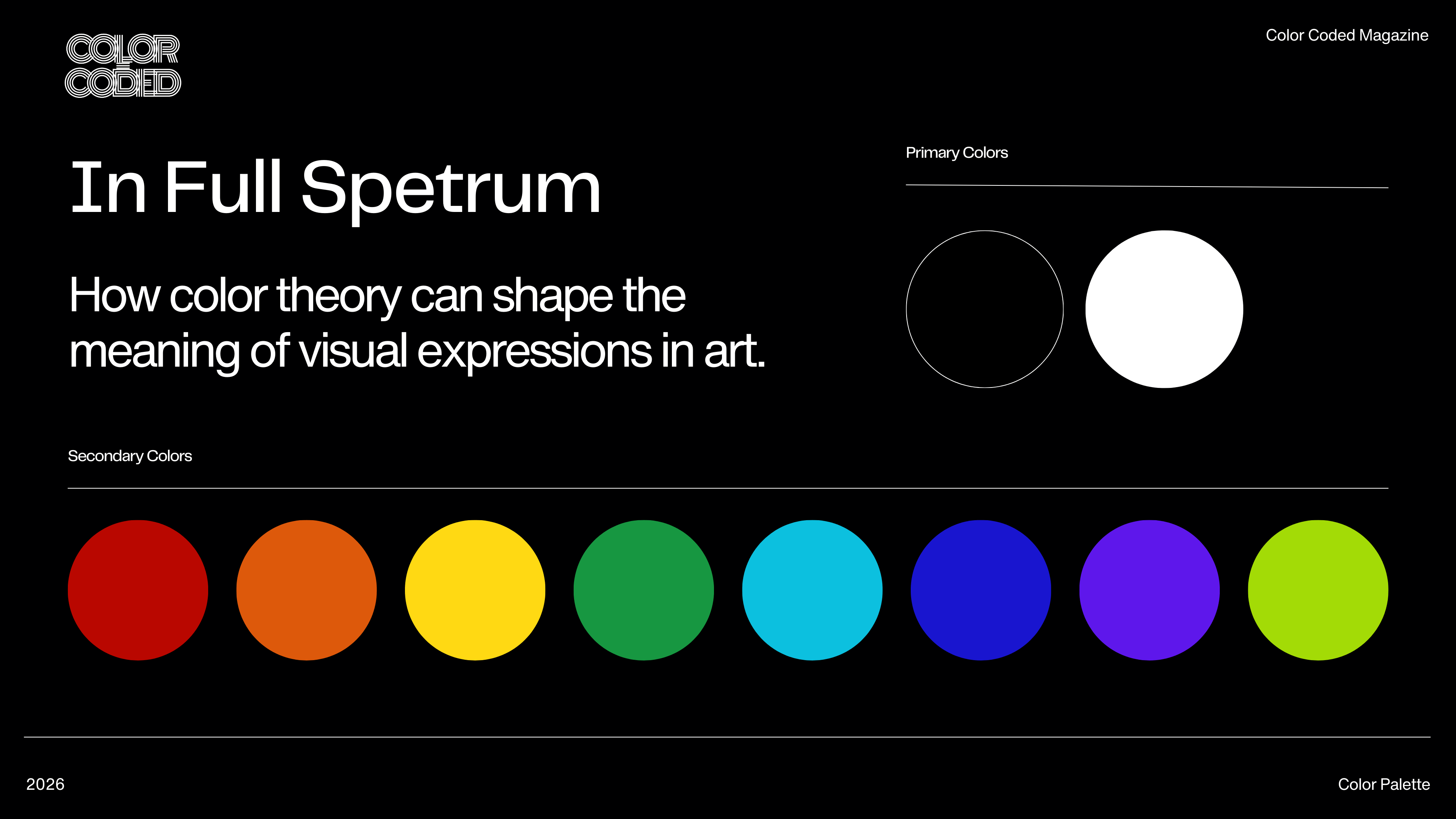 In Full Spectrum How Color Theory Shapes Storytelling